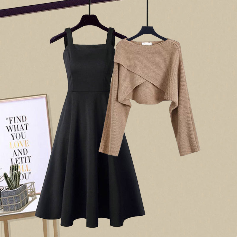 Monica - Elegant knitted dress set