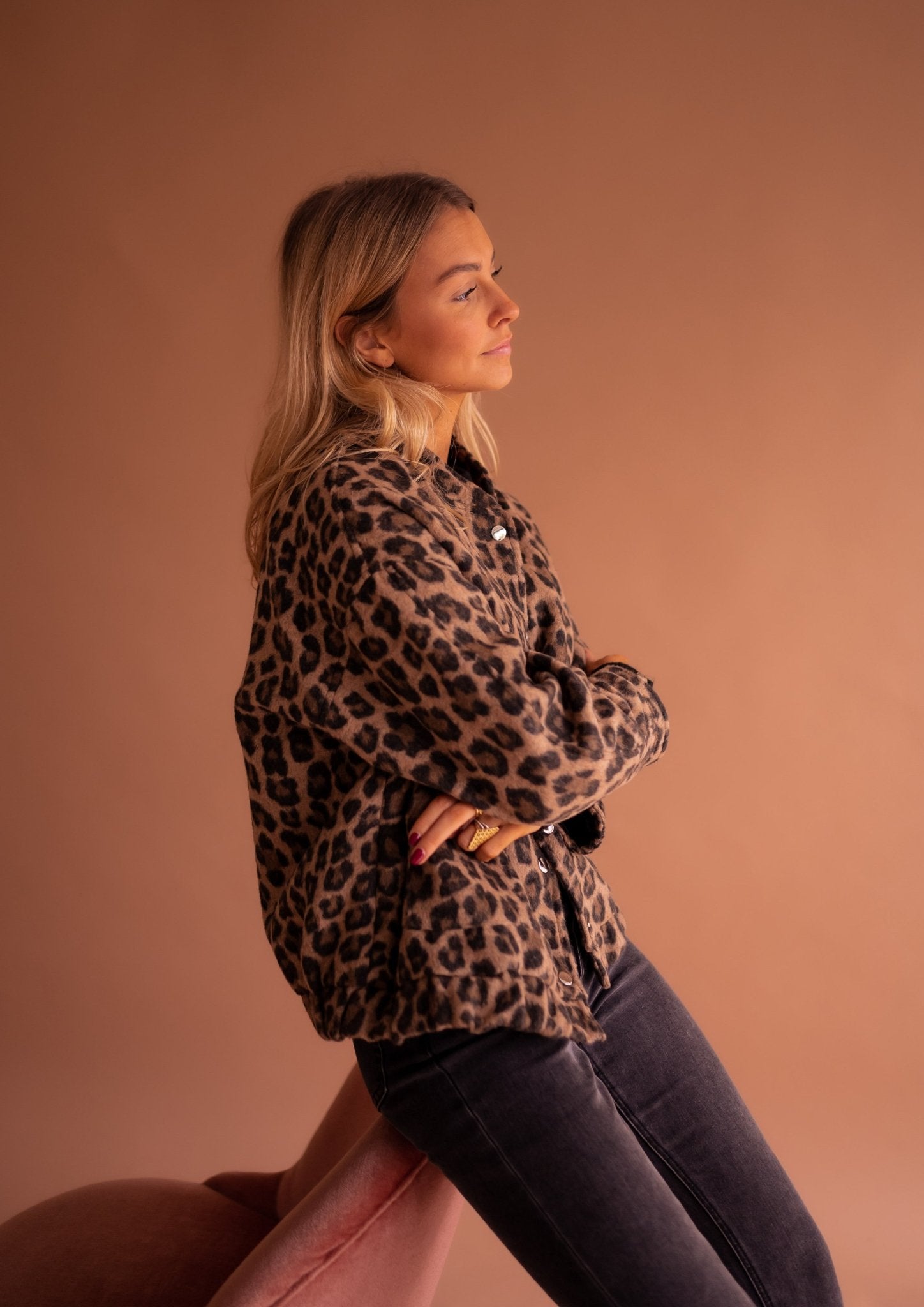 The leopard bomber jacket