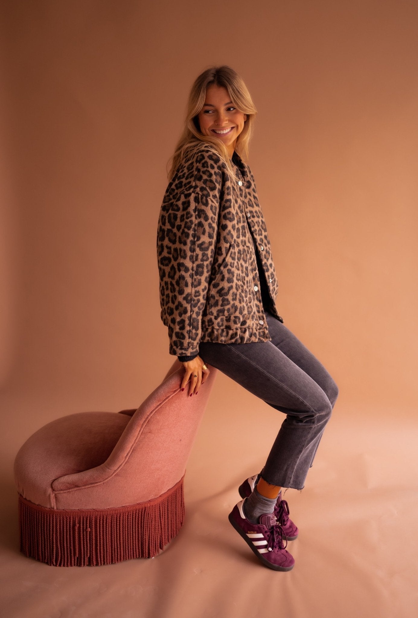 The leopard bomber jacket